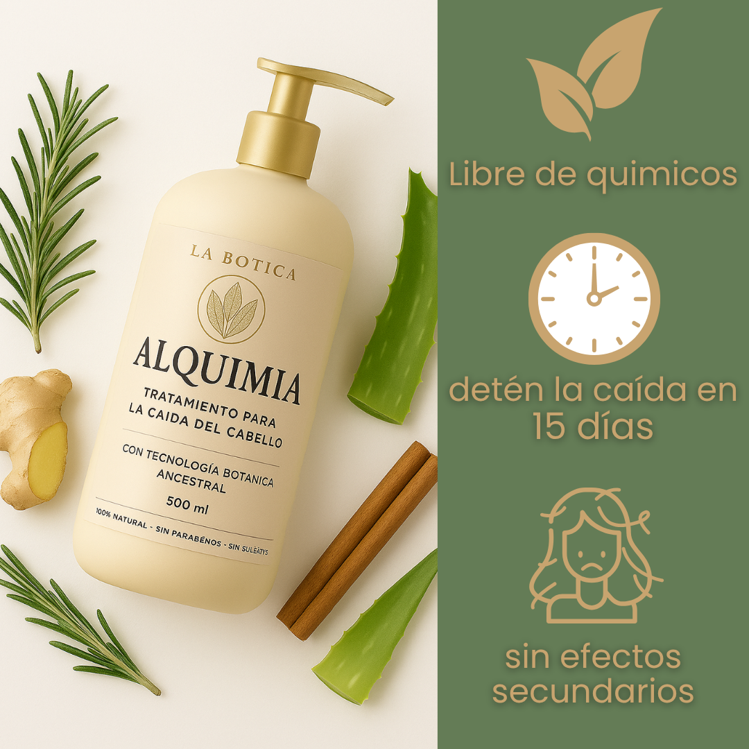 Alquimia Elixir Capilar - Detén la caída con el Milagro Botánico + Acompañamiento